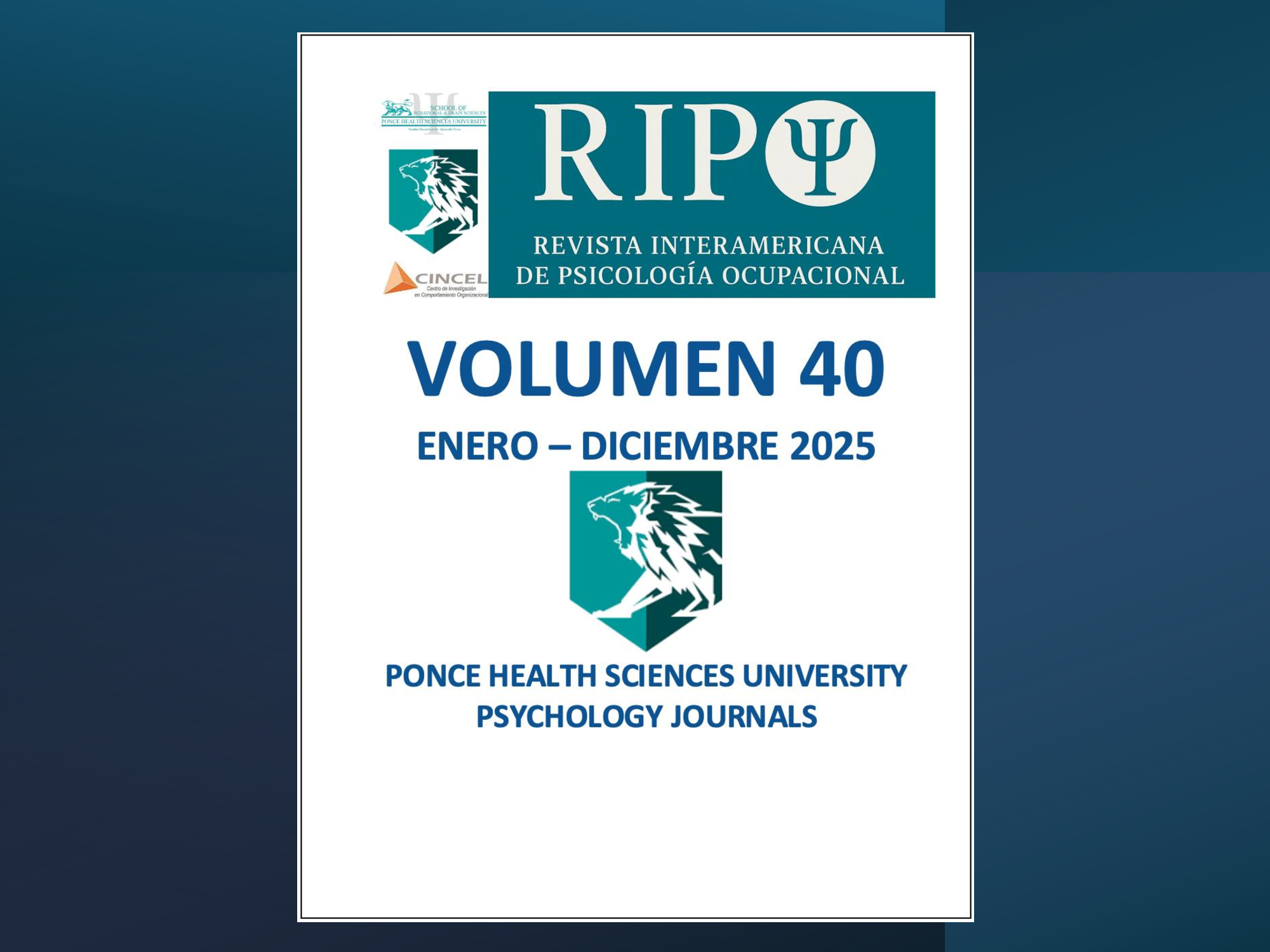					Ver Vol. 40 Núm. 1 (2025)
				